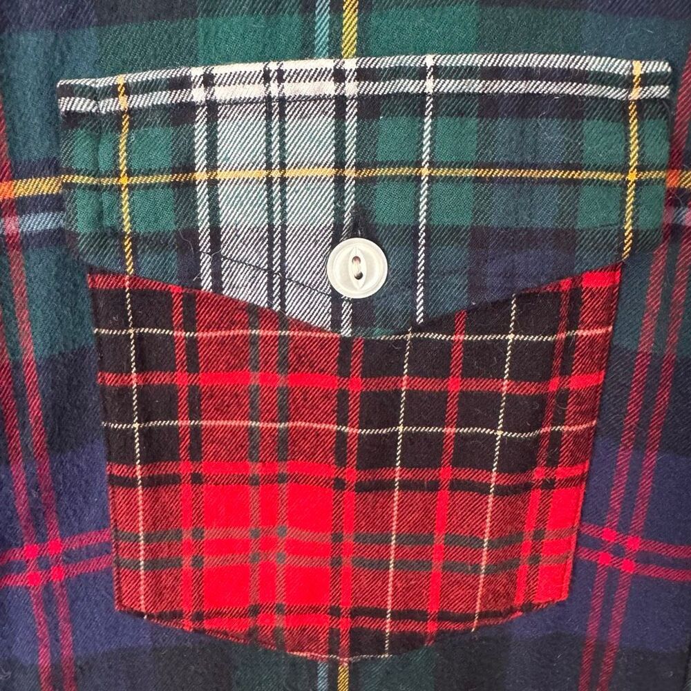 Polo Ralph Lauren Plaid Patchwork Button Down Fla… - image 3